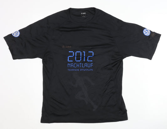 Jako Men's Black XS Jersey T-Shirt for Running