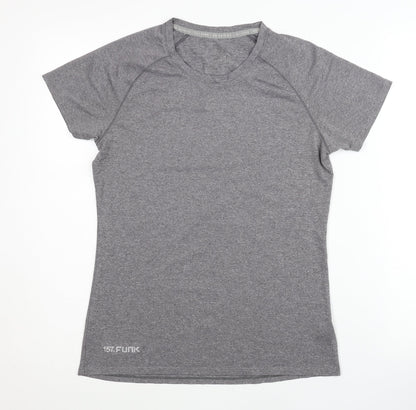 157 Funk Grey Women's Regular Fit Gym T-Shirt
