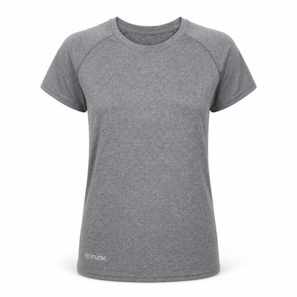 157 Funk Grey Women's Regular Fit Gym T-Shirt