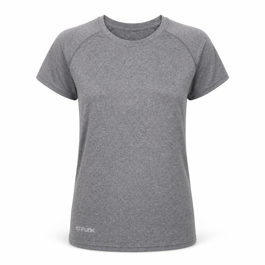 157 Funk Grey Women's Regular Fit Gym T-Shirt
