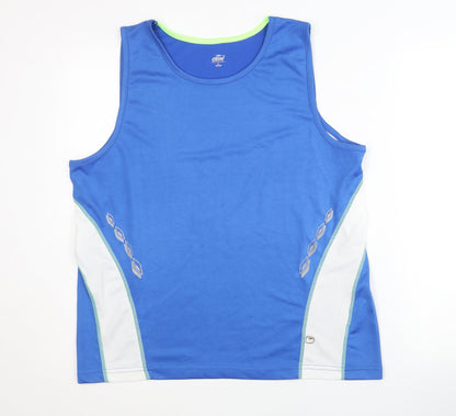 Crane Sports Men's Blue Tank Top L