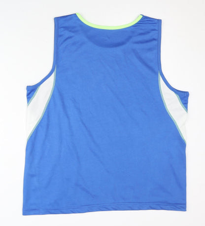 Crane Sports Men's Blue Tank Top L