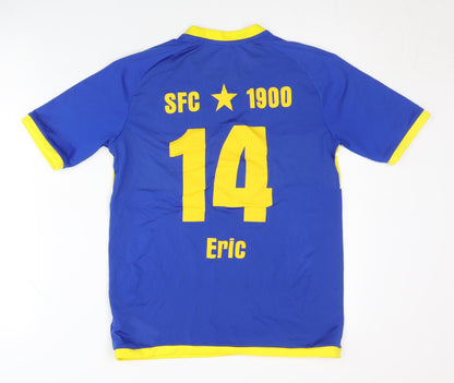JAKO Boys Blue Sports Jersey, Football T-Shirt Size 164