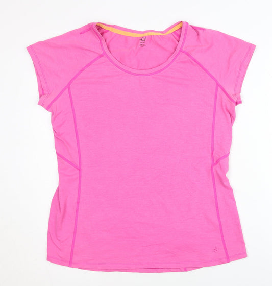 H&M Women's Pink L Basic T-Shirt