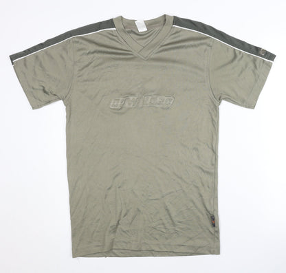 HERE & THERE Boys Green V-Neck Short Sleeve T-Shirt 12