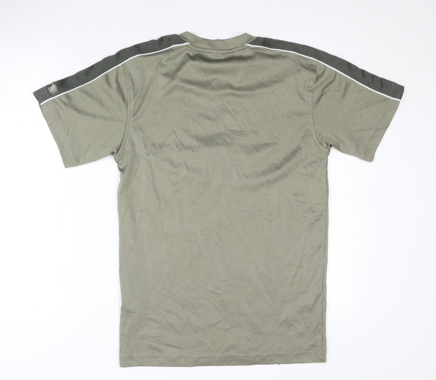 HERE & THERE Boys Green V-Neck Short Sleeve T-Shirt 12