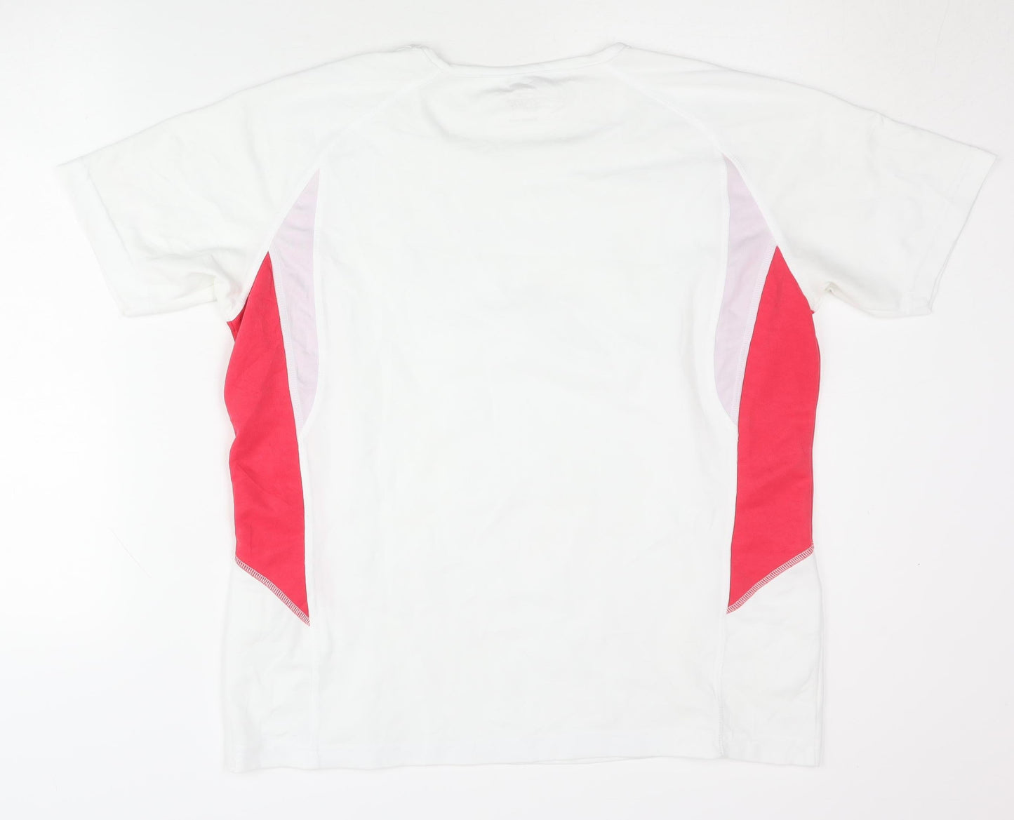 Crane Men's White L Basic T-Shirt for Gym