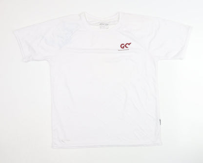 Cona Sport Men's White T-Shirt, Size L, Casual Jersey