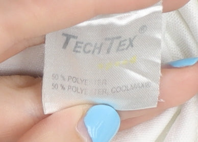 Crane Men's White V-Neck Activewear Top L