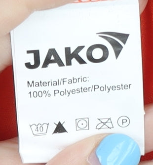 Jako Men's Orange T-Shirt, S, Crew Neck, Activewear