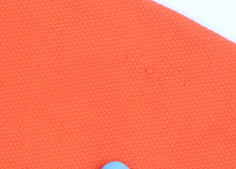 US Basic Women's Orange T-Shirt, Size S, Crew Neck