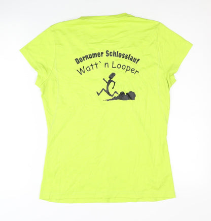 Spiro Women's Green Medium Jersey T-Shirt