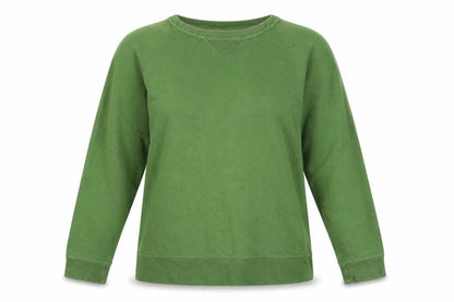 Kim Rogers Women's Green Crew Neck Pullover Sweatshirt S