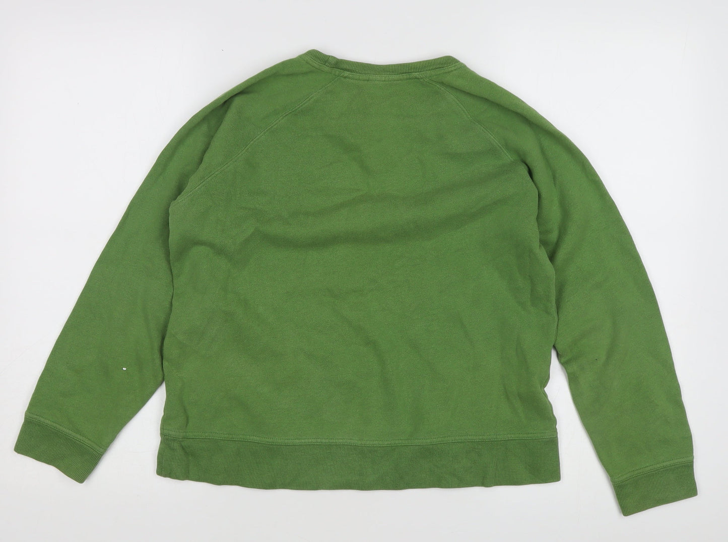 Kim Rogers Women's Green Crew Neck Pullover Sweatshirt S