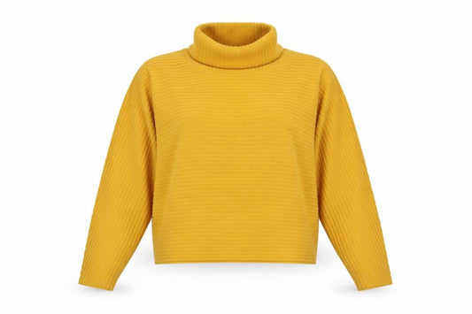 Womens UK Size L New Look Yellow Pullover Jumper