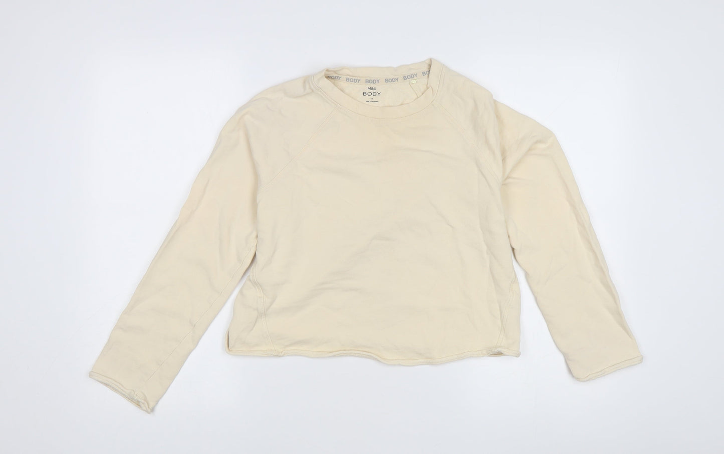 Womens UK Size 8 Marks and Spencer Beige Pullover Jumper