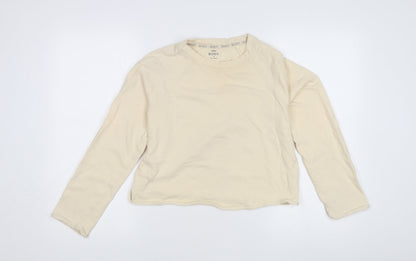 Womens UK Size 8 Marks and Spencer Beige Pullover Jumper