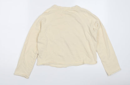 Womens UK Size 8 Marks and Spencer Beige Pullover Jumper