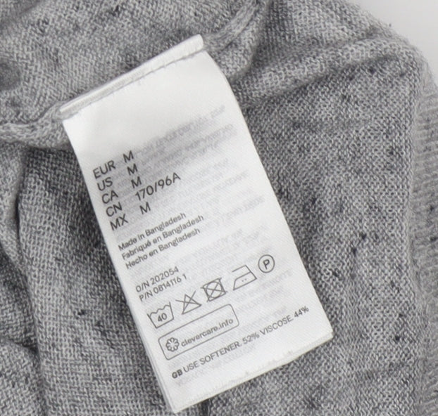 Basics Women's Grey Crew Neck Pullover Jumper M