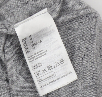 Basics Women's Grey Crew Neck Pullover Jumper M