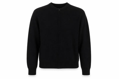 Womens UK Size S Boohoo Black Full Zip Jumper
