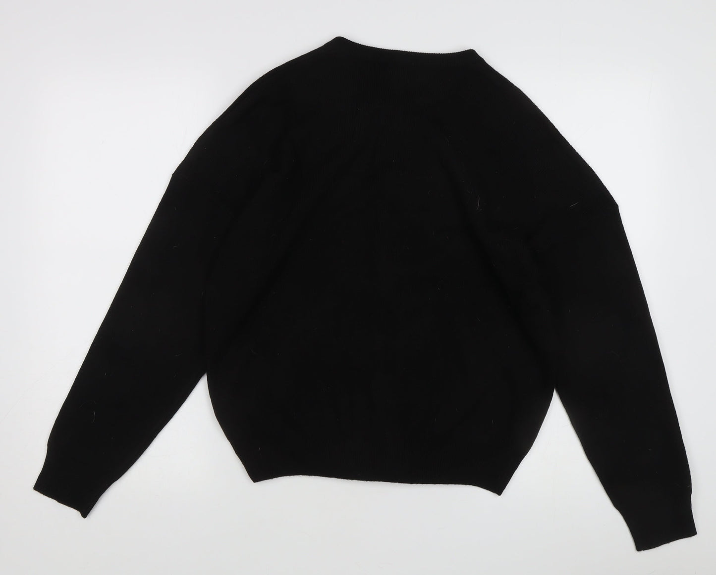 Boohoo Women's Black Full Zip Jumper, Size S