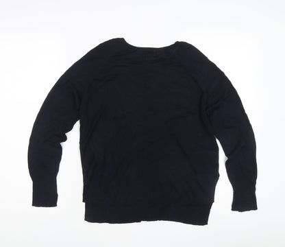 Womens UK Size M Zara Black Pullover Jumper