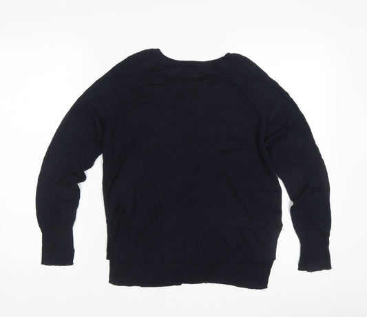 Womens UK Size M Zara Black Pullover Jumper