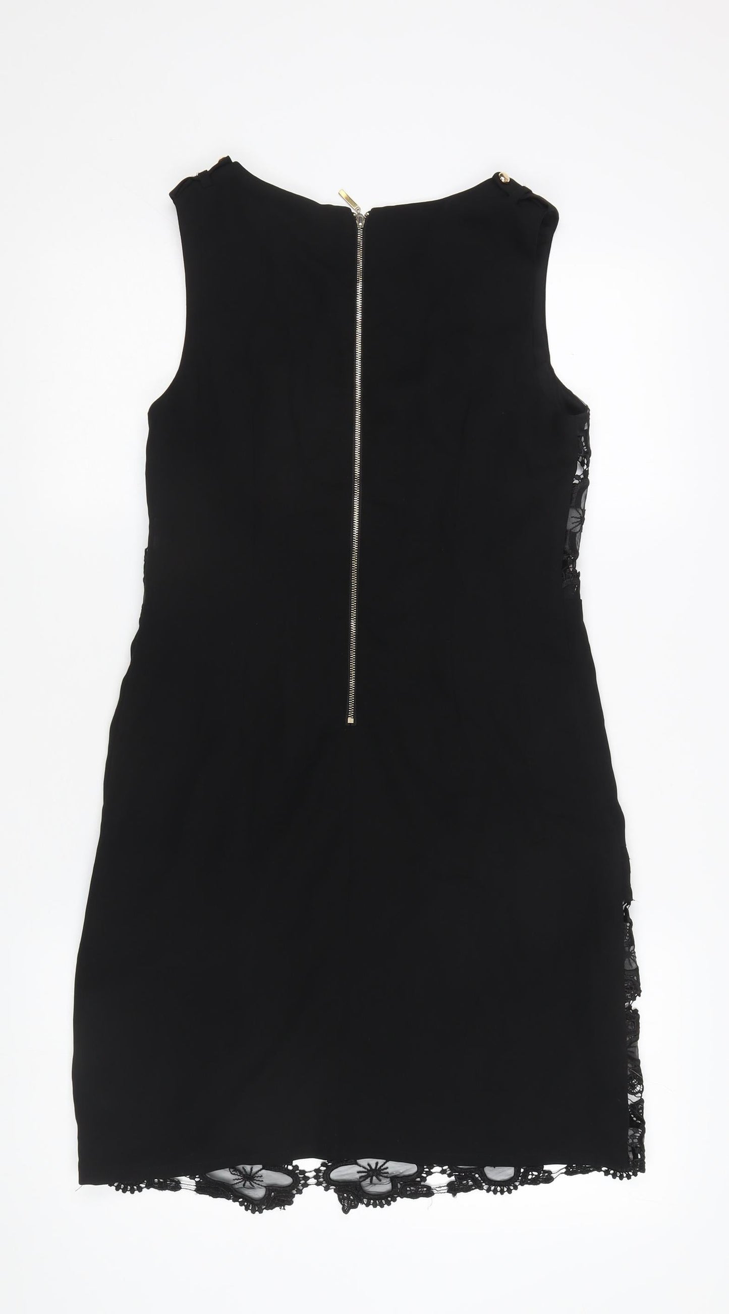 Sophiline Paris Women's Black Sleeveless Sheath Dress S