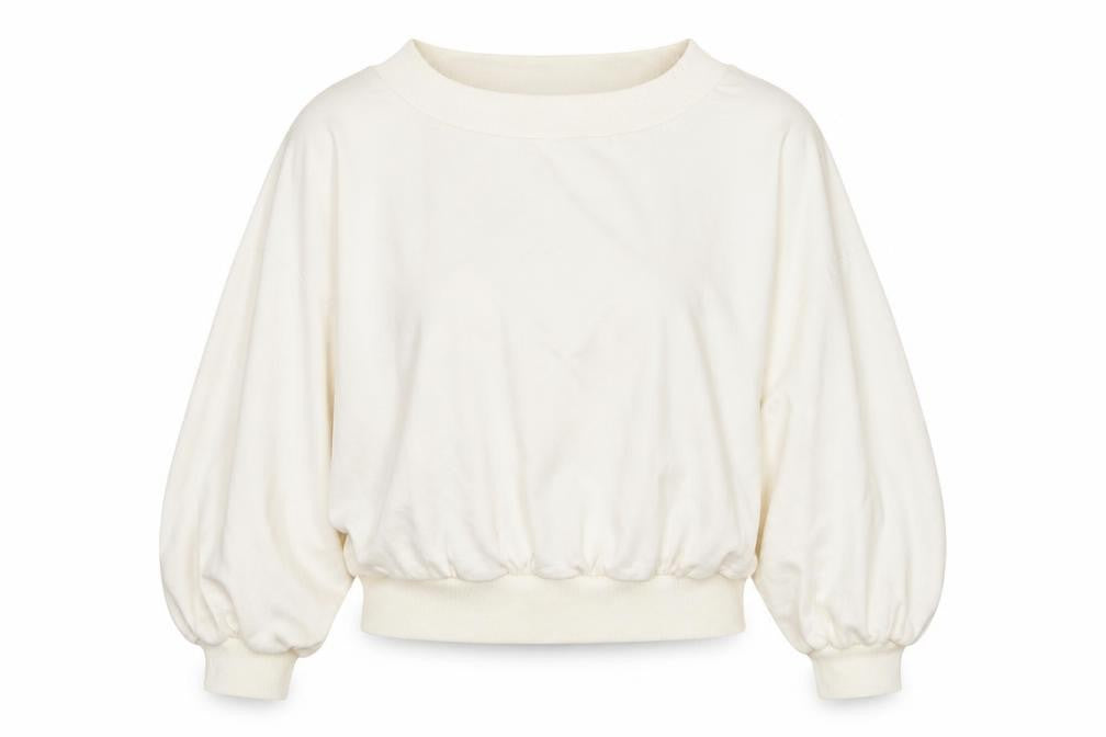 Womens UK Size 16 Boohoo Ivory Pullover Sweatshirt