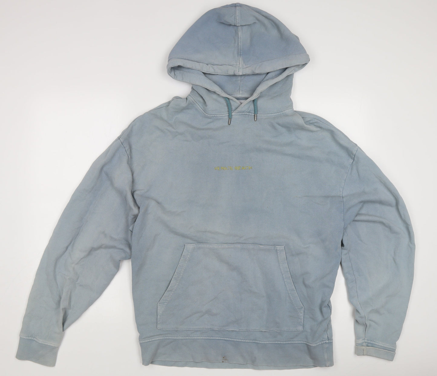 Topman Men's Blue Pullover Hoodie - Size M