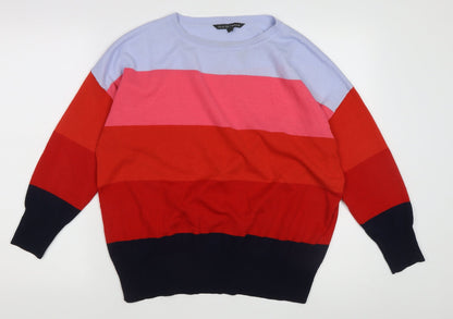 Womens UK Size 16 Bonmarché Multicoloured Pullover Jumper