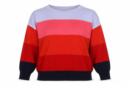 Womens UK Size 16 Bonmarché Multicoloured Pullover Jumper