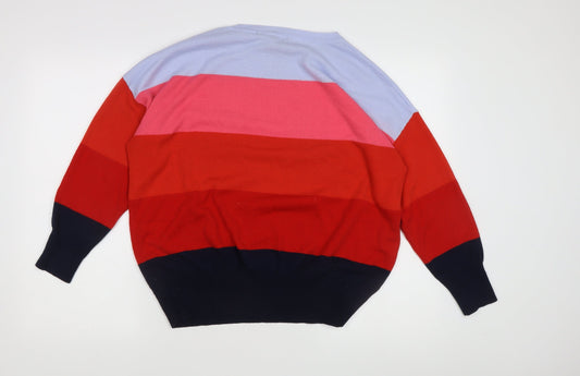 Womens UK Size 16 Bonmarché Multicoloured Pullover Jumper