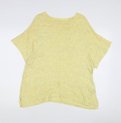 Womens UK Size L NEXT Yellow Pullover Jumper