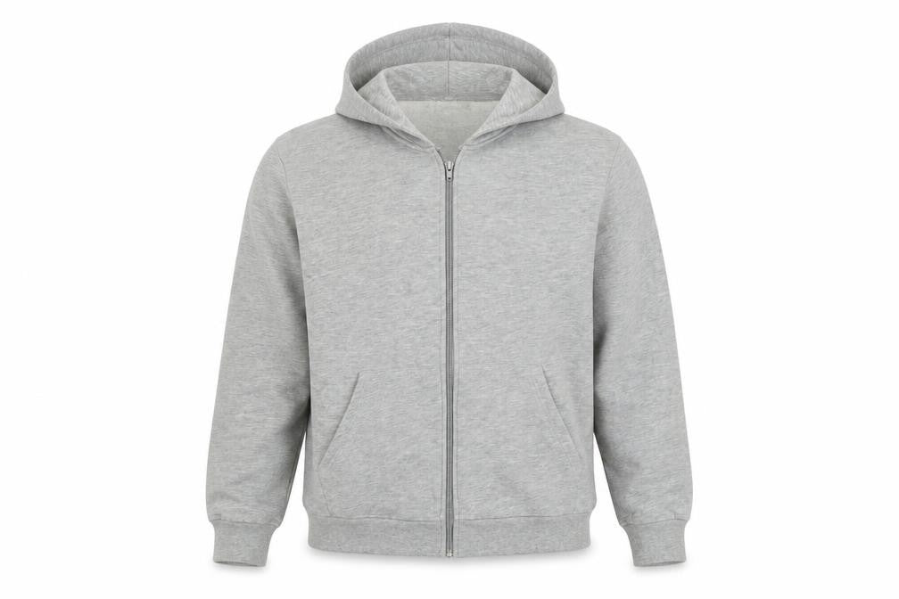Mens UK Size S Topman Grey Full Zip Hoodie