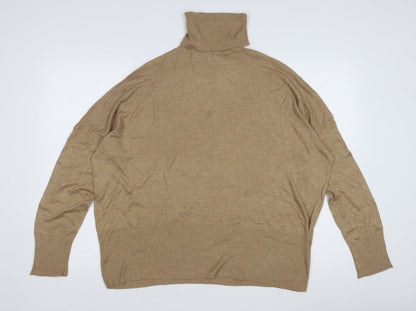 Womens UK Size 16 NEXT Brown Pullover Jumper