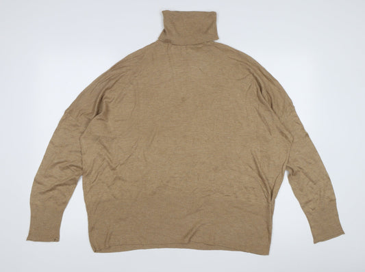 Womens UK Size 16 NEXT Brown Pullover Jumper