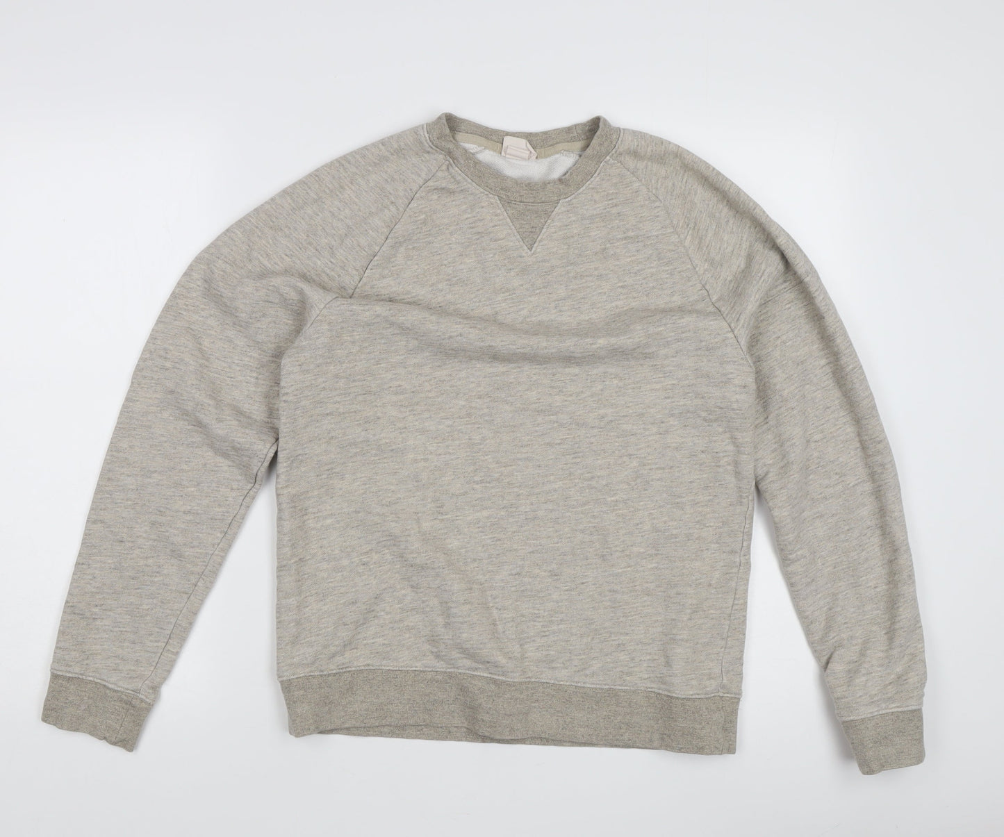 Mens UK Size M H&M Grey Pullover Sweatshirt