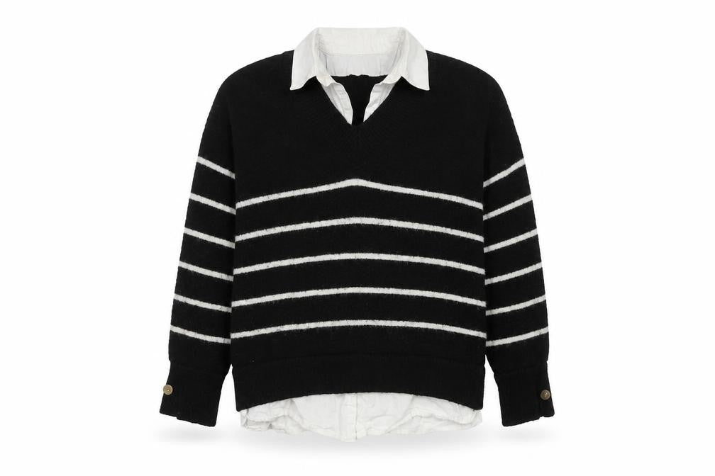 Womens UK Size XS River Island Black Pullover Jumper