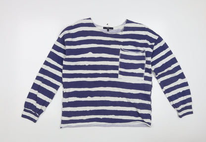 Womens UK Size 14 NEXT Blue Pullover Sweatshirt