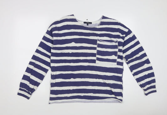Womens UK Size 14 NEXT Blue Pullover Sweatshirt