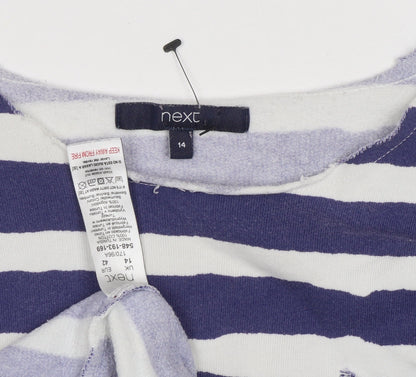 Womens UK Size 14 NEXT Blue Pullover Sweatshirt