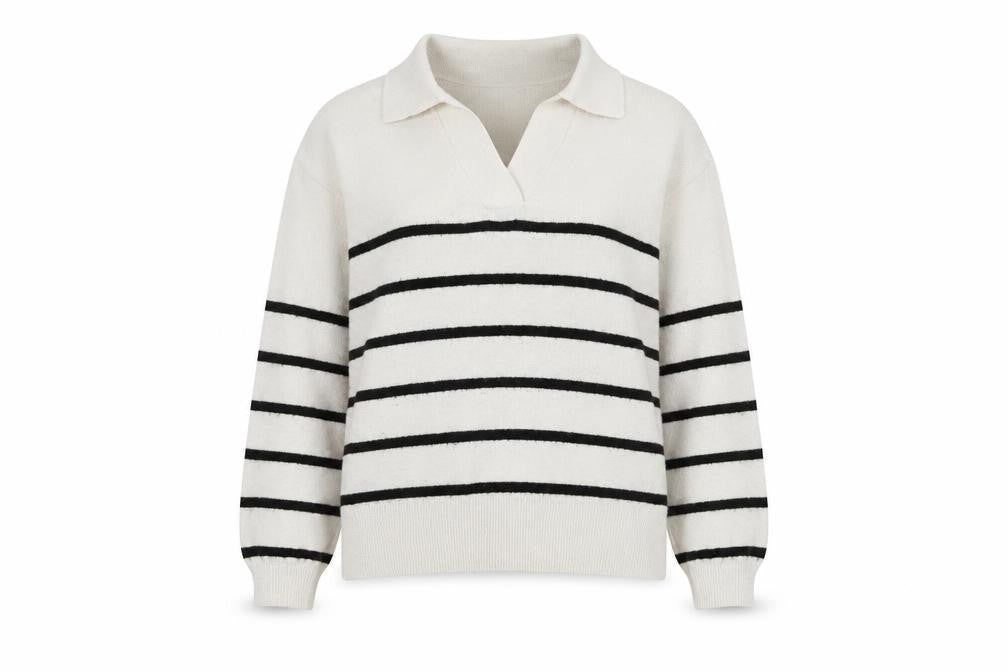 Womens UK Size S Marks and Spencer White Pullover Jumper
