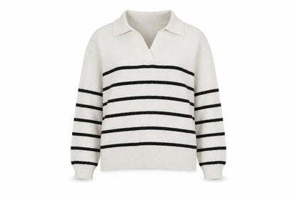 Womens UK Size S Marks and Spencer White Pullover Jumper