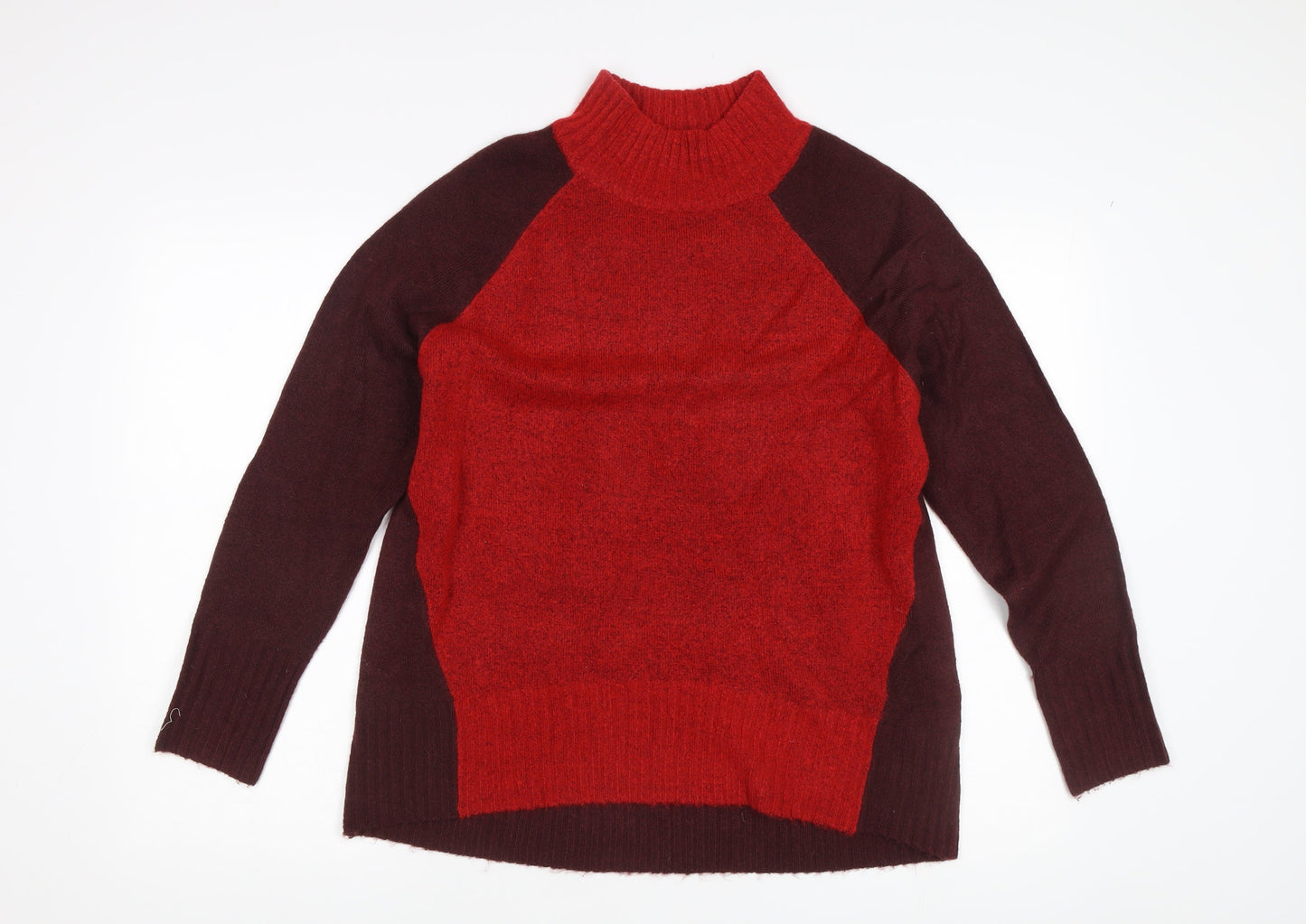 Womens UK Size 22 M&Co Red Pullover Jumper
