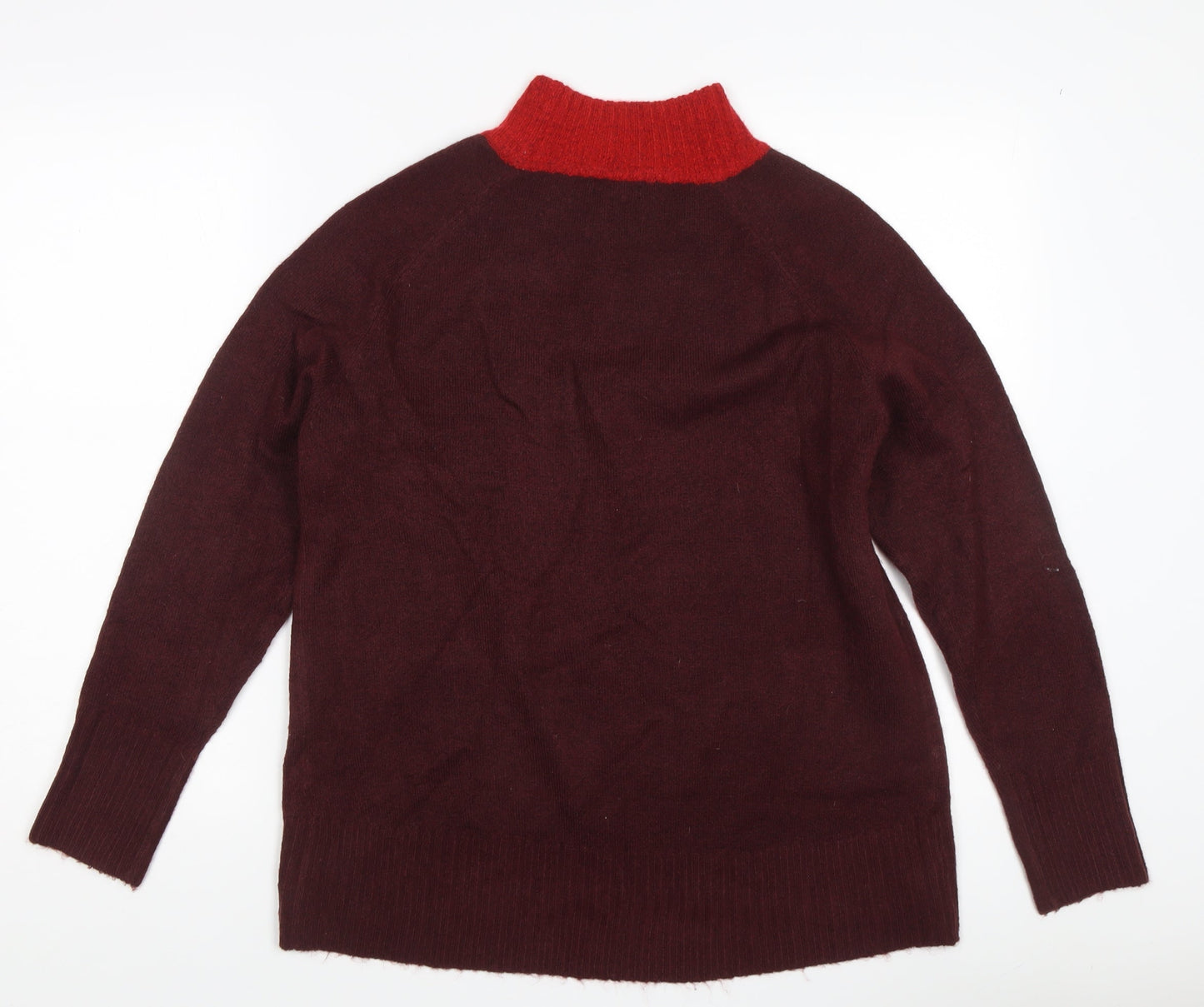 Womens UK Size 22 M&Co Red Pullover Jumper
