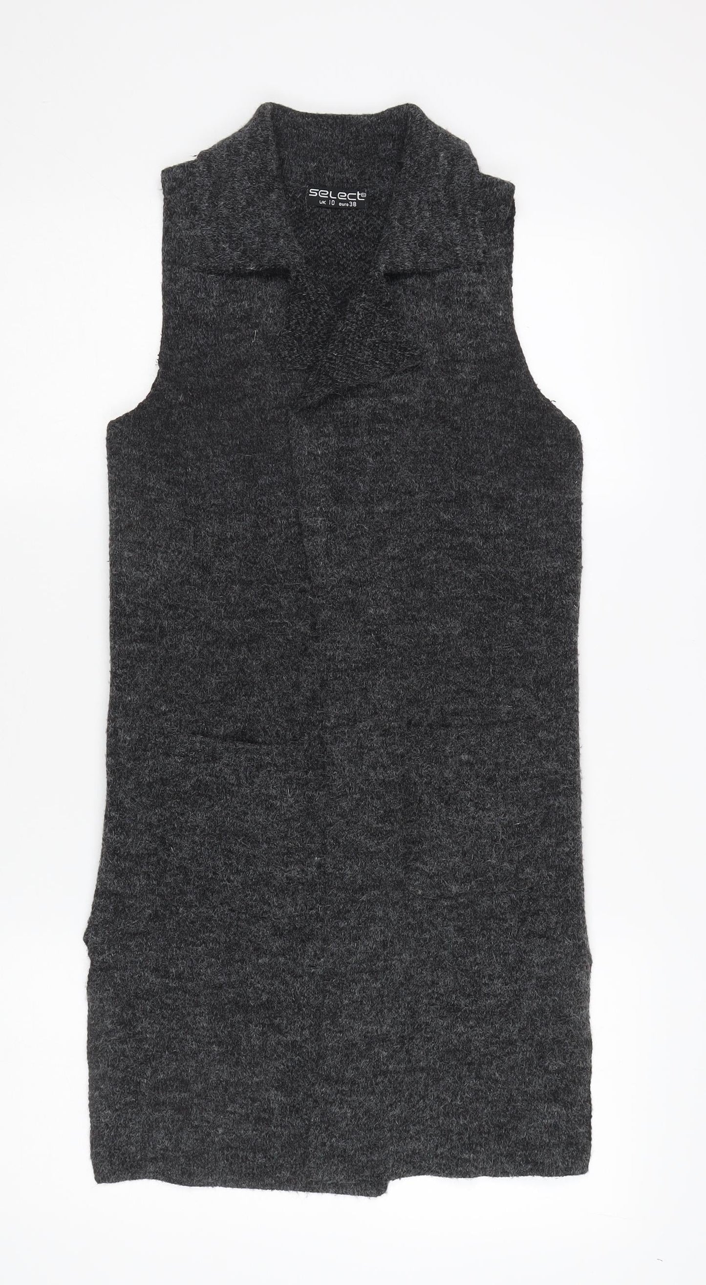 Womens UK Size 10 Select Grey Gilet