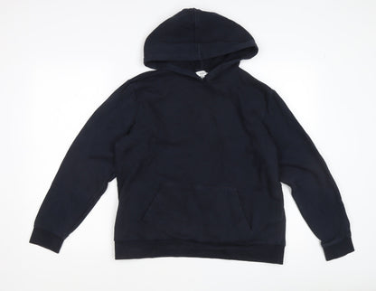 Mens UK Size M Marks and Spencer Black Pullover Hoodie