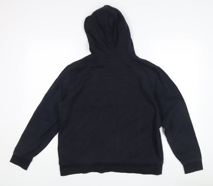 Mens UK Size M Marks and Spencer Black Pullover Hoodie